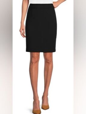 Calvin Klein Dark Blue Lined Pencil Skirt Misses Size 12